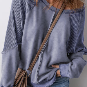 Buzo Celeste Patchwork