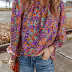 Blusa Violeta Floral