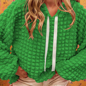 Hoodie Verde Textura