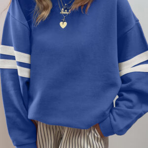 Buzo Azul Celeste Hombro Caído Oversize