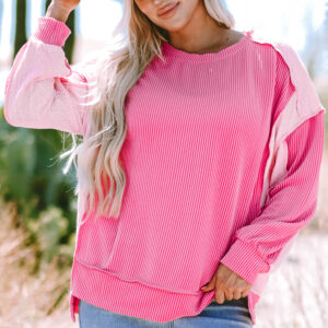 Buzo Rosa Combinado