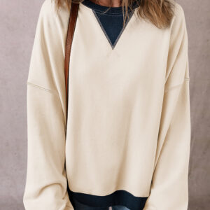 Buzo Blanco Combinado Oversize