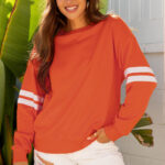 Buzo Naranja Hombro Caído Oversize