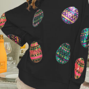 Buzo Negro Hombro Caído Oversize