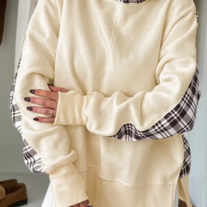 Buzo Beige Patchwork