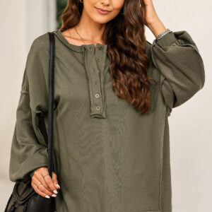 Buzo Verde Costura Vista Oversize