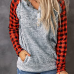 Hoodie Rojo Bolsillo Canguro