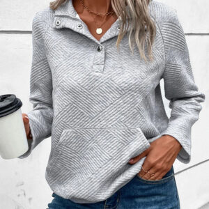 Buzo Gris Claro Textura
