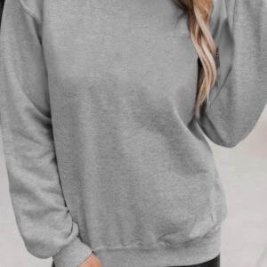 Buzo Gris Cuello Redondo