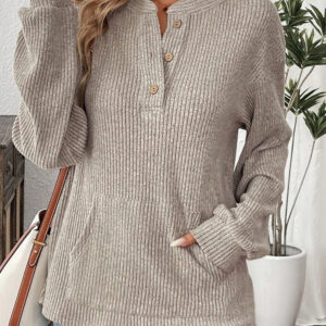 Top Beige Topo Acanalado
