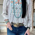 Blusa Blanco a Rayas