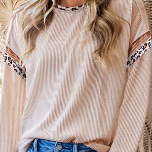 Top Beige Acanalado