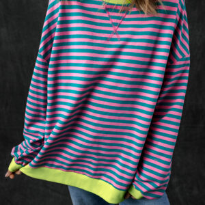 Buzo Verde a Rayas Oversize