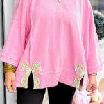 Buzo Rosa Patchwork Holgado