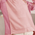 Buzo Damasco Rosa Combinado