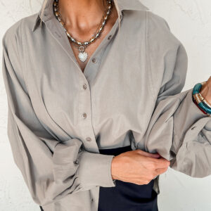 Camisa Multicolor Liso Suelta