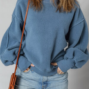 Buzo Celeste Patchwork