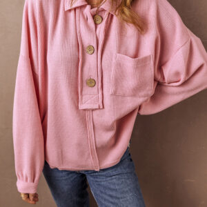Blusa Rosa Con Cuello