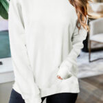 Buzo Beige Cuello Redondo