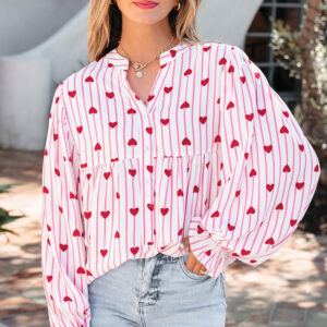 Camisa Rosa a Rayas