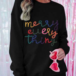 Buzo Negro Estampado con Texto