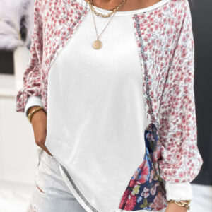 Top Blanco Floral