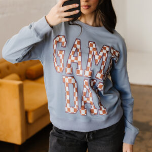 Buzo Gris Perla Estampado Oversize