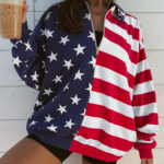 Buzo Multicolor Oversize Con Cuello