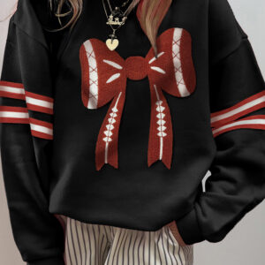 Buzo Negro Estampado Holgado