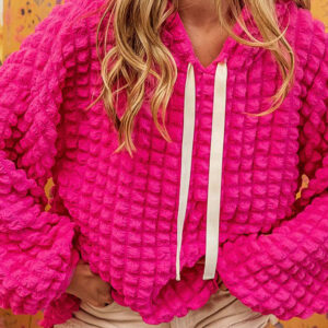 Hoodie Rosa Textura