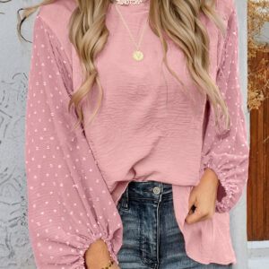 Blusa Rosa Suave Suelta