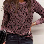 Top Rojo Cuello Redondo