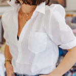 Camisa Blanco Manga Corta