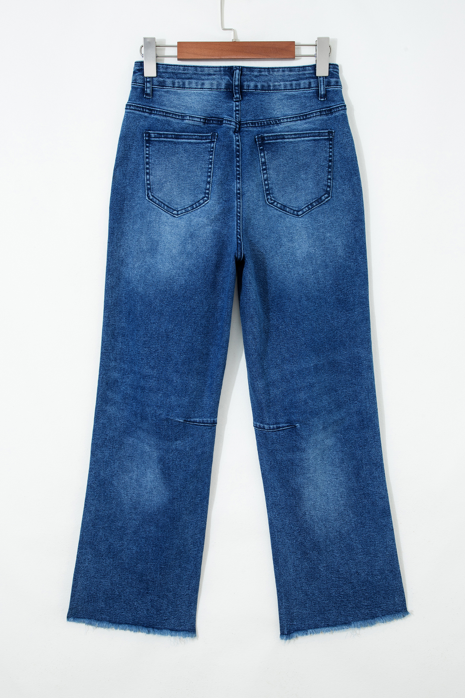 Jean Sail Azul Deshilachado Corto Barrel - Image 5