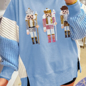 Buzo Celeste Patchwork