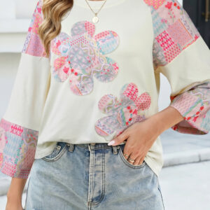 Top Beige Floral