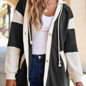Hoodie Negro Patchwork Oversize