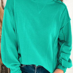 Buzo Menta Cuello Redondo