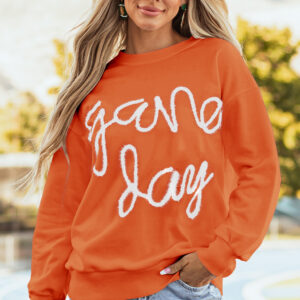 Buzo Naranja Óxido Estampado