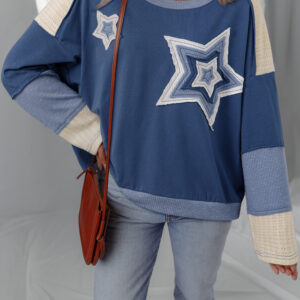 Top Azul Oscuro Oversize
