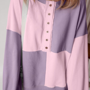 Buzo Orquídea Combinado Oversize