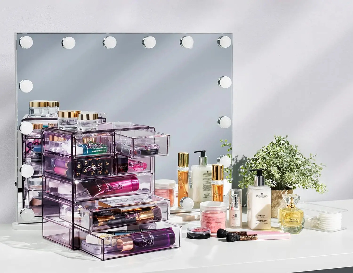 Organizador De Maquillaje En Acrílico Con 7 Cajones - Image 3