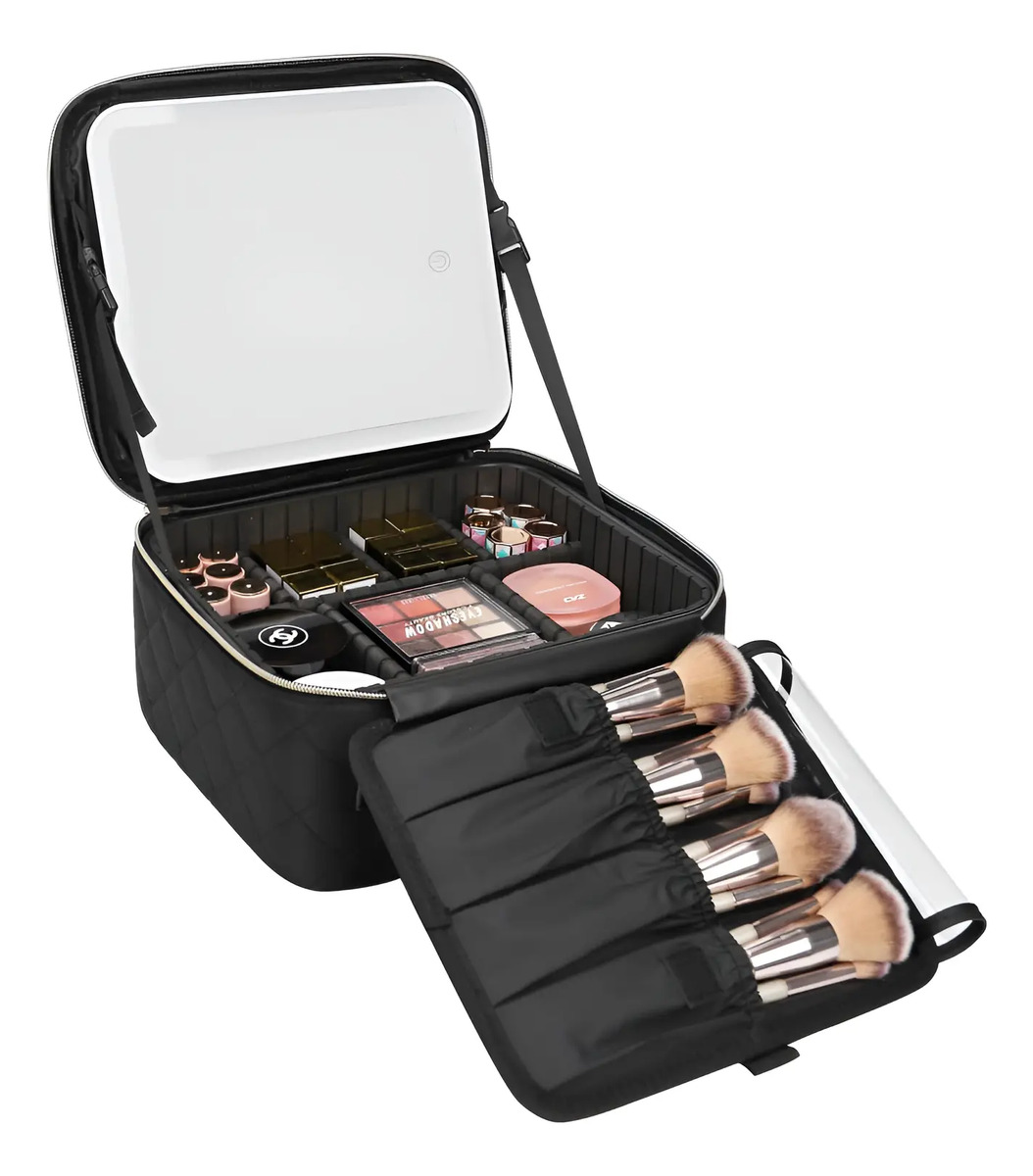 Maletín De Maquillaje Profesional Negro