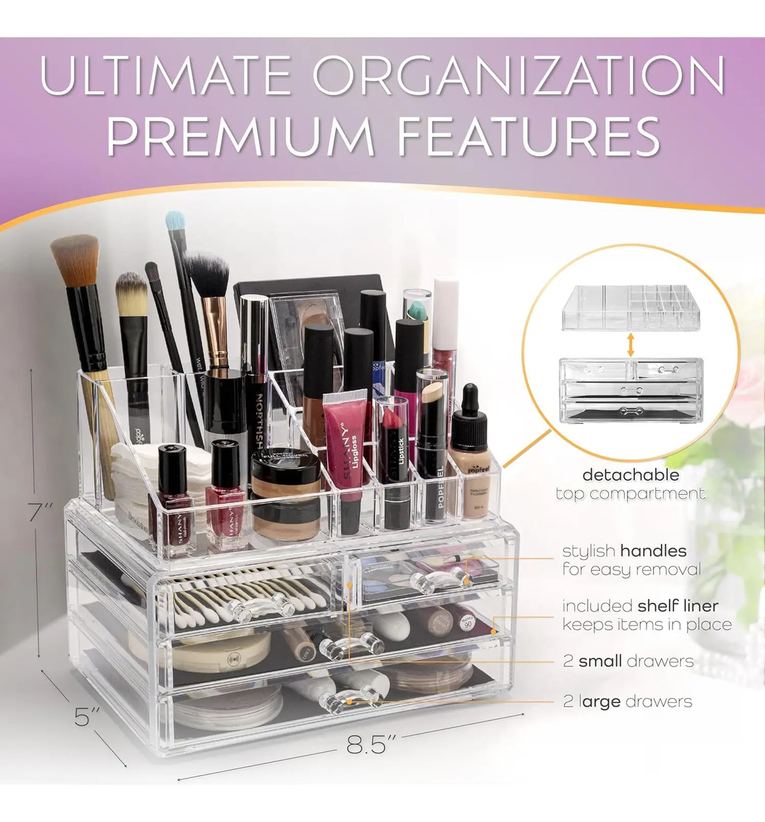 Organizador Brookstone Con Cajones Y Almacenamiento - Image 4