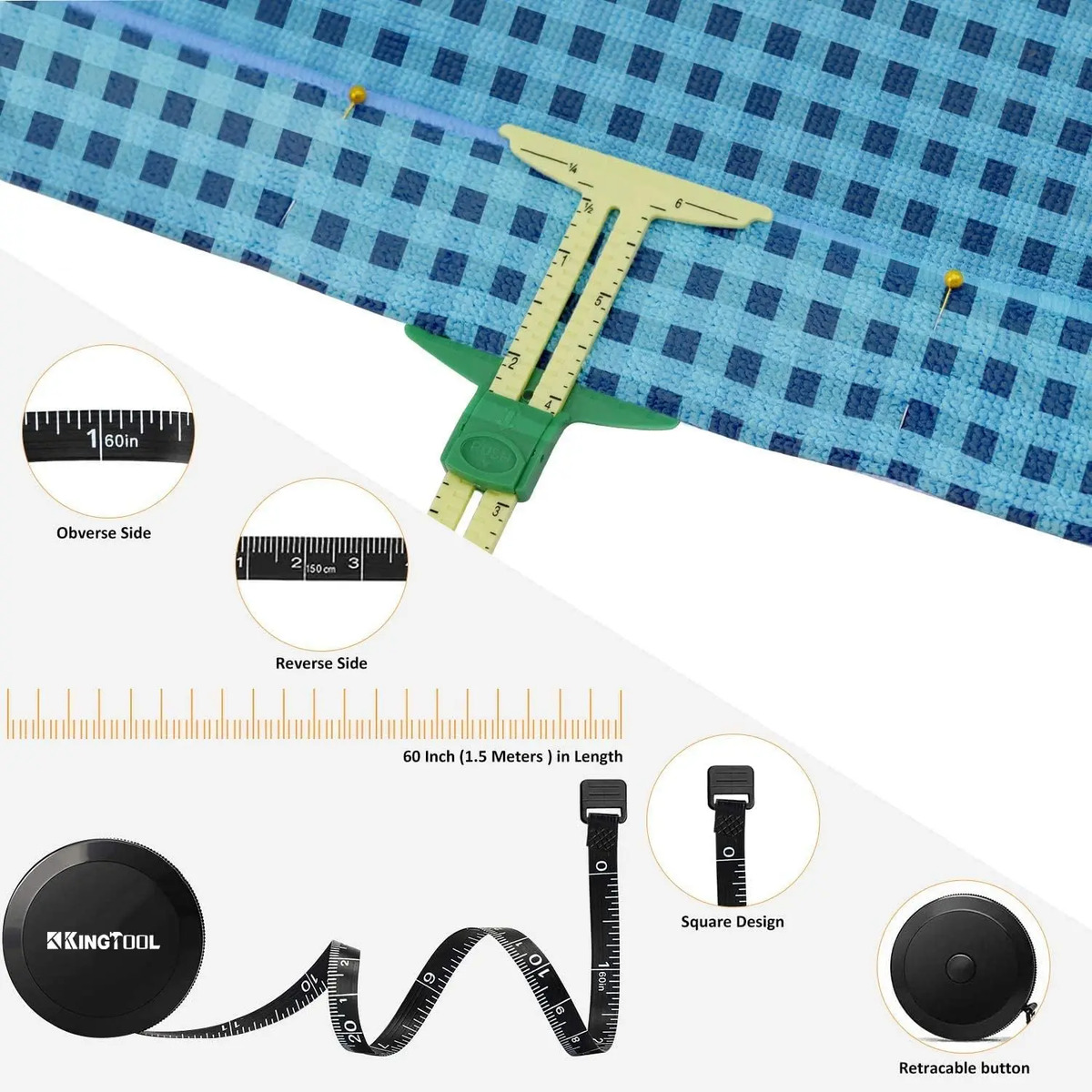 Kit De Corte Kingtool: 78 Pcs, Tijera 45 Cm, Mesa A3 Entiendido - Image 6