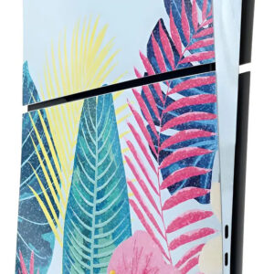 Protección Brillante Ps5 Slim Digital Con Diseño Floral Fáci