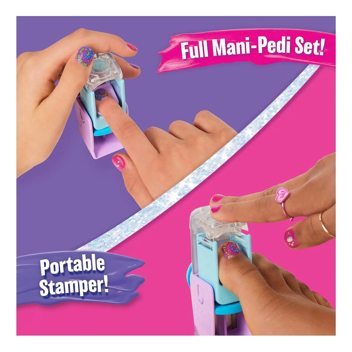 Kit De Uñas Con 200 Iconos, 4 Esmaltes Y Estampador - Image 3