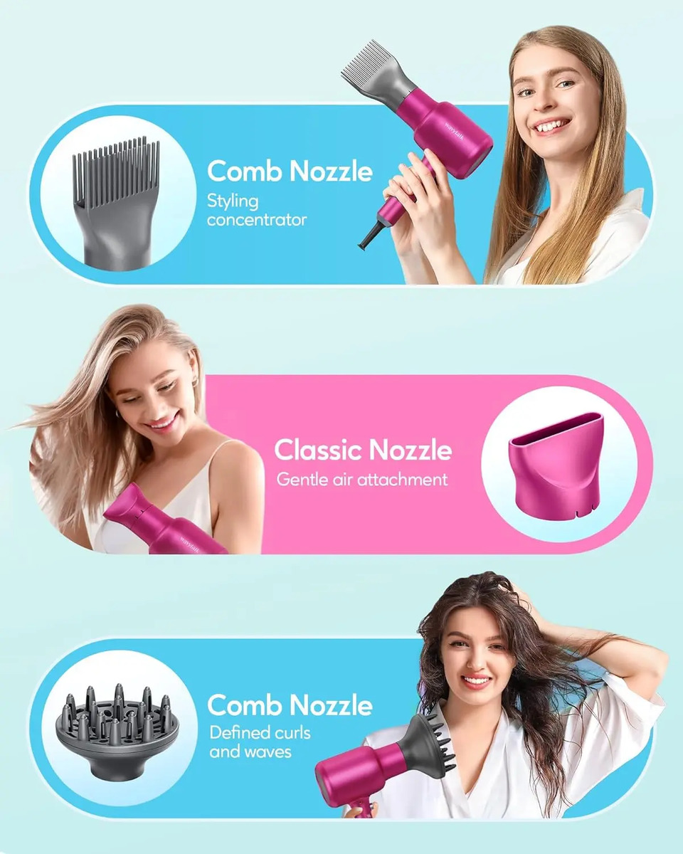 Secador De Pelo Profesional Con Iones Negativas Y Difusor - Image 5