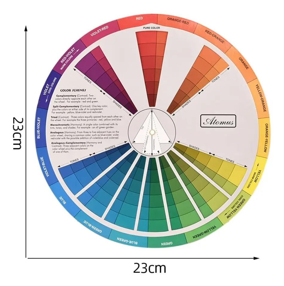 Cuadro De Color Para Mezcla De Pinturas Y Maquillaje Ninguno - Image 6