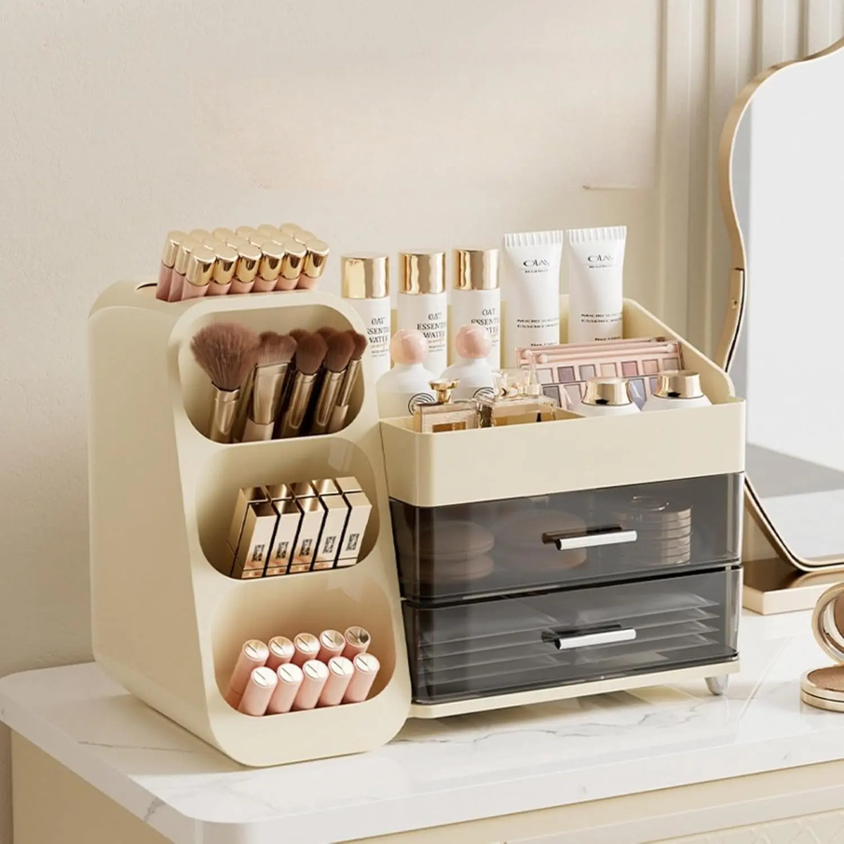 Organizador De Maquillaje Con Cajones Exhibidor De Cosmético - Image 6